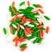 A Pinch Of...- Christmas Jumbo Rice - 25g. Red Green and White Christmas sprinkles ideal for all of your festive cakes and bakes. A real show stopper. Just enough for a single bake. - Buy Online on GoSupps.com