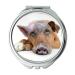 YENDOSTEEN Mirror Travel Mirror Inner Pig Dog Dog Pig Composing Pocket Mirror portable mirror