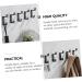 OSALADI 2pcs Up and Down Double Hook 2 Metal Clothes Home Storage Hook Towel Rack Double Fork 8.7x3cm Black - Buy Online on GoSupps.com