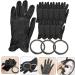 FRCOLOR 4 Sets Gel Nail Art Gloves Uv Gloves Disposable Gloves Nail Gel Anti Gloves Manicure Gloves Nail Tape for Nail Art Gel Nail Gloves Uv Protection Adhesive Tape PVC - Buy Online on GoSupps.com