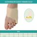 Soft Silicone Tailor Bunion Corrector & Pads - Size L | Toe Straightener & Separator for Bunion Pain Relief - Anti-Slip & Comfortable Design - Buy Online on GoSupps.com