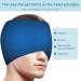 Necmuaih Gel Ice Migraine Cap - Cold Therapy Headache Relief Hat for Puffy Eyes & Sinus - Black - Buy Online on GoSupps.com