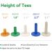 XMWangzi Golf Rubber Tees - 5 PCs for Driving, Putting, Chipping Practice | Suitable for Indoor & Outdoor Use with Golf Mats and Nets - Buy Online on GoSupps.com