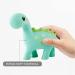Lil' Llama Baby Teething Toys - Dinosaur Teether for Boys and Girls | Natural Rubber Squeaker | BPA-Free | Soothes Sore Gums & Teething Pain - Buy Online on GoSupps.com
