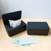 Wipes Dispenser & Holder with Sealing Design - Black | Keep Wipes Fresh | Refillable Container - Perfect for Bathroom | Baby Wipe Case with Lids - Buy Online on GoSupps.com