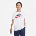 Nike Boys B NSW Tee Futura Icon Td T-Shirt 10-12 Years | White/Obsidian/University Red - Shop Internationally - Buy Online on GoSupps.com
