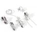LAMDNL Adjustable Nail Rings Alloy Nail Art Finger Rings Women Girl Gifts Jewelry Nail Rings Fingertip Rings Set Alloy Material - Buy Online on GoSupps.com