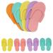 Miaija 24 Pairs Pedicure Slippers Soft Comfortable Travelling Hotel Flip Flops Lightweight Random Color Flip Flop for Spa Pedicure Travel Supplies