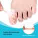 Jiusike Gel Toe Caps - Breathable Toe Protectors for Blisters, Corns, Hammer Toes - Small Purple Toe Sleeves for Friction Pain Relief - Buy Online on GoSupps.com