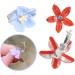 10PCS Mini Flower Hair Clips Small Cute Tiny Mini Claw Clips Flower Clips For Women Girls One Size White - Buy Online on GoSupps.com