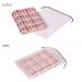 Set of 12 Portable Translucent Shoe Bags for Travel - Clear Storage Organizer with Drawstring for Men and Women - Buy Online on GoSupps.com