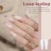 Milky White Gel Nail Polish - White Gel Nail Polish - French Manicure Gel Polish - High Glossy White Nail Varnish - Nude Color Translucent Nail Gel Soak Off UV LED Nail Lamp - Buy Online on GoSupps.com