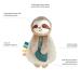 Itzy Ritzy Sloth Lovey with Teether, Crinkle Sound, Sherpa Fabric & Minky Plush - Buy Online on GoSupps.com