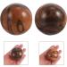 Lalafina 2st Fitness Golfer Hand Training Balls - Wooden Stress Relief & Hand Health Exercise Tools for Adults (5x5x5cm Coffee) - Buy Online on GoSupps.com