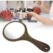 Wood Handled Handheld Mirror - Green 12 inch for Makeup, Barbers, Hairdressers - Personal Salon Mirror - Buy Online on GoSupps.com