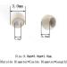 Vlasy Silicone Lined Nano Rings Beads for Hair Extensions - 1000pcs Blonde Nano Beads - Buy Online on GoSupps.com