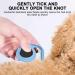 4PCs Knitting COMB PET - Effective Pet Grooming Tool for Cats & Dogs | Hair Removal Brush & Massage Comb for Tangled Fur - Buy Online on GoSupps.com