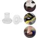 3 Pairs Clear Small Heel Stoppers - Anti-Slip Rubber Protectors for Women's Shoes - Ideal for Grass, Wedding, Outdoor Events - Reduce Noise and Increase Stability - Buy Online on GoSupps.com