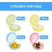 Buy Wllhyf Mini Pill Organizer - 5 Pack Portable Vitamin Holder for Travel - Small Colorful & Convenient - Buy Online on GoSupps.com
