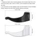 Fuyamp Anti-Slip Glasses Ear Grip Hooks 10 Pairs Silicone Eyeglasses Retainers Glasses Temple Holder Protectors for Eyeglasses Sunglasses Black+white - Buy Online on GoSupps.com