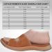 COFACE Women's Orthotic Slides - Comfortable Plantar Fasciitis Support Sandals - Buy Online on GoSupps.com