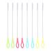 Straw Brush 8 Pcs Nylon Straw Cleaner Brush Extra Long Thin Small Bottle Brush with Handle Bottle Brushes for Cleaning Baby Bottle Brush for Baby Bottles Water Cups Test Tubes Funnel Teapot