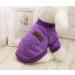 Warm Pet Dog Cat Sweater - Fleece Puppy Coat in Purple | Cozy & Stylish International Shipping - Buy Online on GoSupps.com