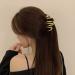 Gold French Wave Hair Claw Clip - Elegant Hair Barrette for Women and Girls - Buy Online on GoSupps.com