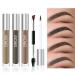 Shop Waterproof Eyebrow Gel - Long-Lasting Semi-Permanent Tinted Makeup & Brush Set in Brunette - Buy Online on GoSupps.com