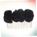 Housoutil Wedding Hair Accessories Hair Clip Wedding Decor Hair Pin Bridal Flower Clip Cloth Flower Hairpin Bridal Barrette Decorate Hair Comb Makeup Bride The Flowers - Buy Online on GoSupps.com