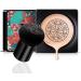 Mushroom Head Air Cushion BB Cream Concealer Lasting Nude Makeup Moisturizing Pigment CC Foundation  Even Skin Tone Makeup Base Primer(Natural)