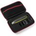 Nylon TPU Electrical Organizer Bag for QP2520 Shaving Tools - Men's Hair Shaver Microphone Storage Case in Black & Green/Red - Buy Online on GoSupps.com