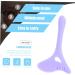 VINTORKY Eyeliner Stamp Silicone Eyeliner Aid Eyeliner Mascara Shield Eye Makeup Tools Eyeliner Tool Eye Liner Pencils Eyelash Stencils Reusable Eyelash Tool Silica Gel Multifunction Purple 12.00X6.00X0.50CM Purple - Buy Online on GoSupps.com