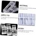 Beaupretty 1 Set Nail Set Reusable Acrylic Nails Gel Nail Forms Quick Building Nail Clip Nail Form Stickers DIY Nail Forms Nail Extension kit Nail Clips Tool Nail Pen White Manicure abs 20x10cm White - Buy Online on GoSupps.com