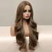 HAIRCUBE Synthetic Curly Wig - Middle Part Light Golden Brown - Women's Wigs - Buy Online on GoSupps.com