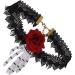 Buy Jeffergarden Halloween Lace Necklace - Realistic Soft Skin-Friendly Jewelry for Weddings & Special Dates - Buy Online on GoSupps.com