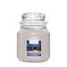 Yankee Candle fragrance candle in the glass (medium -sized) Candlelit Cabin Alpine Christmas Collection burning time for up to 75 hours medium -sized in the glass Candlelite Cabin Medium -sized candle in the glass