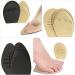 4 Pairs Forefoot Cushion Pads for High Heels Breathable Half Insole Metatarsal Inserts with Mini Spray Bottle Holder - Buy Online on GoSupps.com