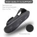 MEJORMEN Women's Diabetic Sandals for Swollen Feet - Extra Wide Width, Adjustable Straps, Comfortable Open Toe Slippers for Elderly, Arthritis - Size 8, Black - Buy Online on GoSupps.com