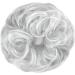 Silver Grey Messy Bun Hair Piece Updo Scrunchie Extension | Women's Ponytail Accessory - Buy Online on GoSupps.com