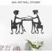 Nail Salon Wall Sticker Manicure Vinyl Wall Decal Durable Waterproof for Nail Salon Interior Decoration(small) - Buy Online on GoSupps.com