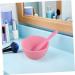 Vaguelly Bol de M lange Silicone pour Masque Facial Souple Applicateur Compact pour Usage Domestique et Voyage Ensemble DIY de Rose et Blanc - Buy Online on GoSupps.com