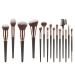 Buy Pure Vie 24-Piece Makeup Brush Set with Sponge Puff & 15-Color Concealer Palette - International Shipping Available! - Buy Online on GoSupps.com
