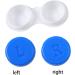 Elcoho 24 Pack Contact Lens Cases Set - Left/Right Eyes Holder Box - 6 Color Options - Buy Online on GoSupps.com
