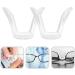 Ciieeo 3pcs U Shaped Silicone Eyeglass Nose Pads - Comfortable Support for Glasses & Sunglasses - Buy Online on GoSupps.com