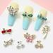10pcs Elegant Art Alloy 3D Alloy Accessories Eye Catching Colors For Various Styles X1177 - Buy Online on GoSupps.com