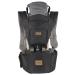 SONMEI Ergonomic Baby Carrier with Hip Seat 360 Positions Soft and Breathable All Seasons for Newborns and Toddlers Hiking Shopping Travelling Dark Grey
