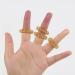 10 Acupressure Massage Rings for Stress Relief & Improved Circulation - Golden Finger & Toe Massagers - Buy Online on GoSupps.com