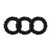 LILYSILK Silk Thin Hair Scrunchies for Frizz Prevention 100% Mulberry Silk Hair Ties for Breakage Prevention Elastic ponytail Holders(Black 3Pcs) 3 count (Pack of 1) Black*3