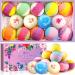 Maisitoo bombing bombs bathing ball gift set 14 Bath bombs for bubble bath and natural essential oil spa perfect Valentine's Day Christmas Bath balls gift